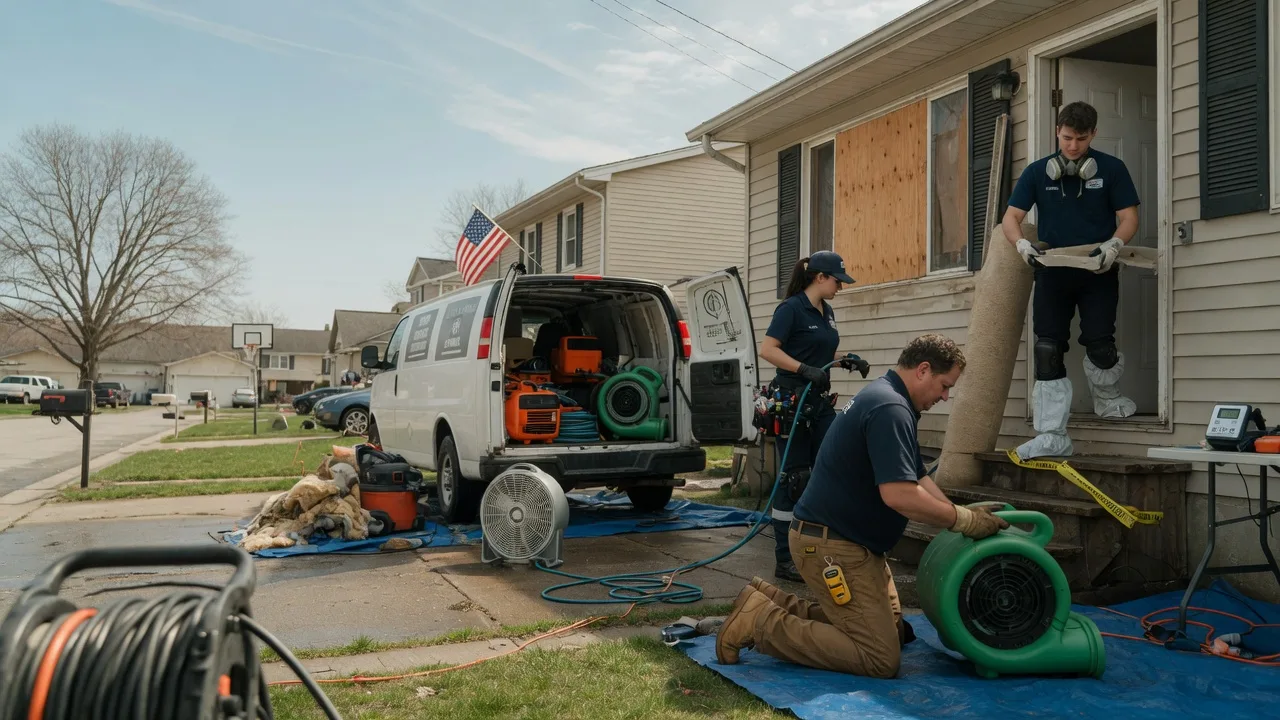 Water Damage Restoration in Luxemburg, WI near me